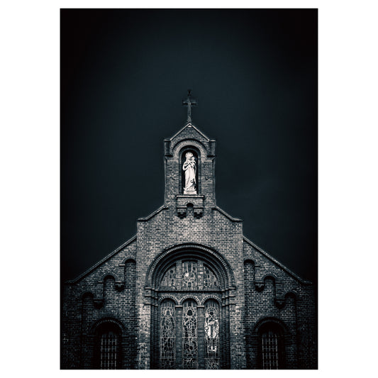 Dark Church - 5x7 Photo Print