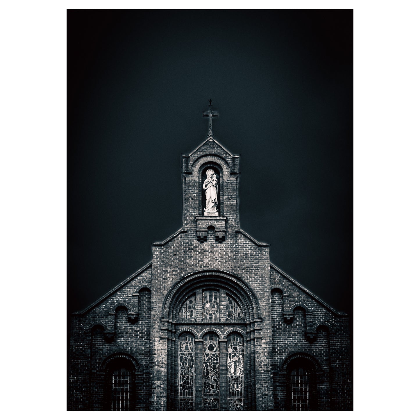 Dark Church - 5x7 Photo Print