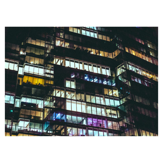 Highrise Night - 5x7 Photo Print